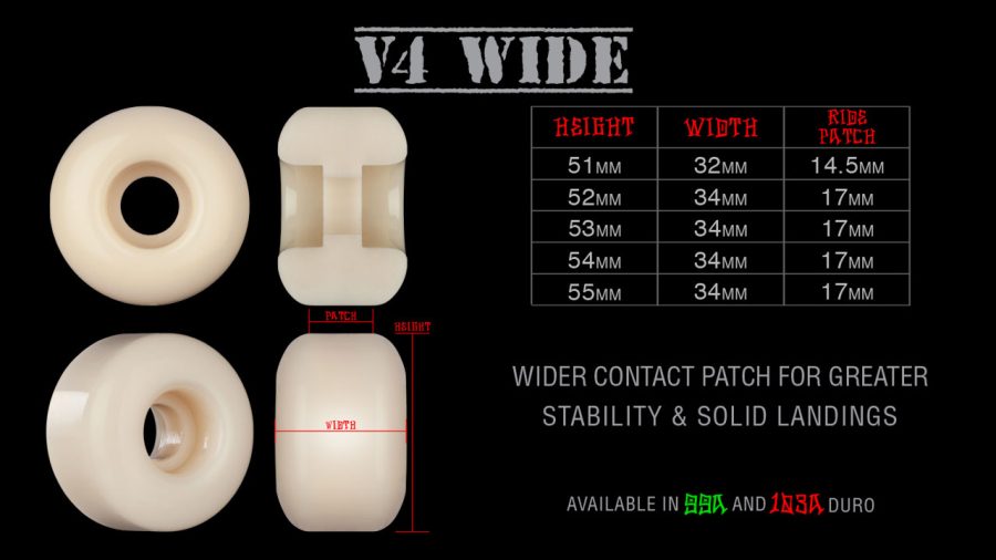 Bones 53mm 103A V4 Wide STF Boo Woodoo - Bild 2