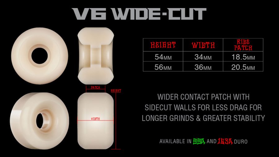 Bones 56mm 99A V6 Wide STF Pipin hot - Bild 2