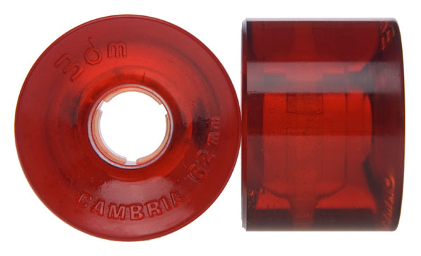 Seismic Cambria 62mm 80A Clear Red