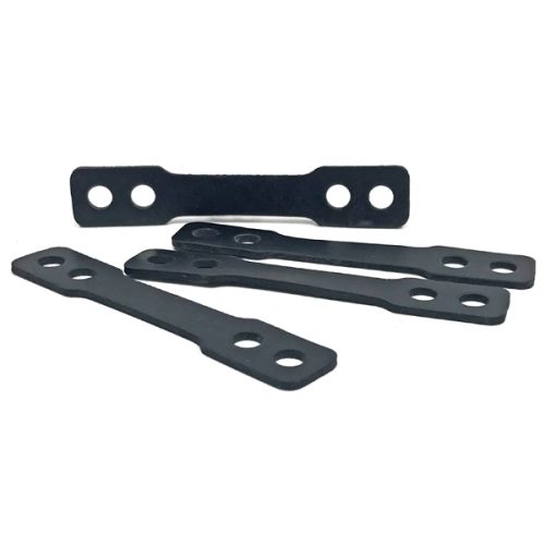 Dropthru shockpad risers