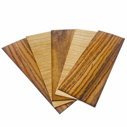 Fingerboard Wood Veneer kit - Zebrano