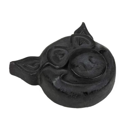Pig Head Curb Wax Black