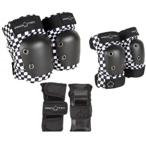 Pro-Tec Junior Street Gear 3 Pack - Open Back - Checker