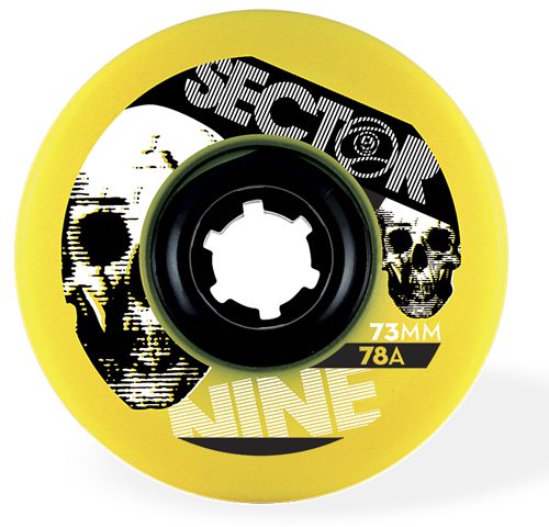 Sector9 73mm 78A Freeride Yellow