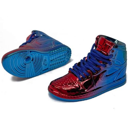 Fingerboard Skor Shiny Blue/Red