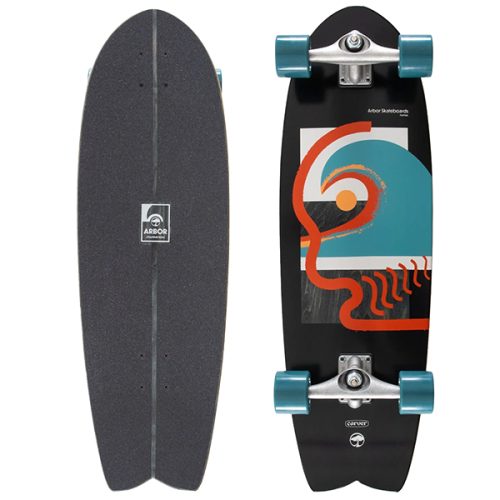 Arbor x Carver surf skate complete