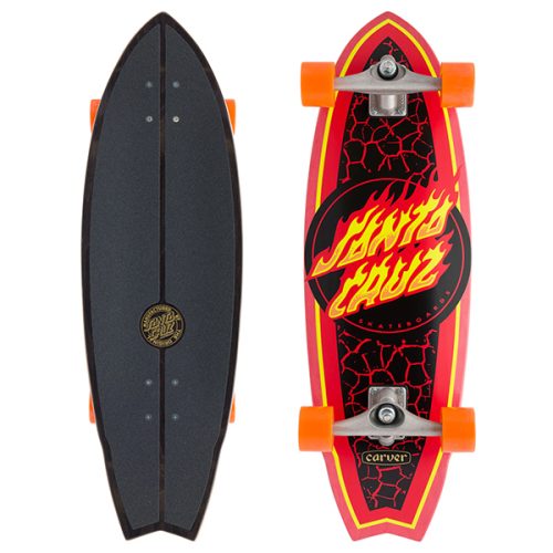 Santa Cruz x Carver surf skate complete