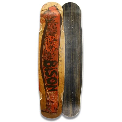 Timber longboard dancing deck