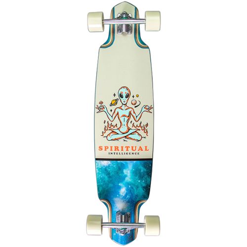 Dusters Zen Longboard Teal 38" complete
