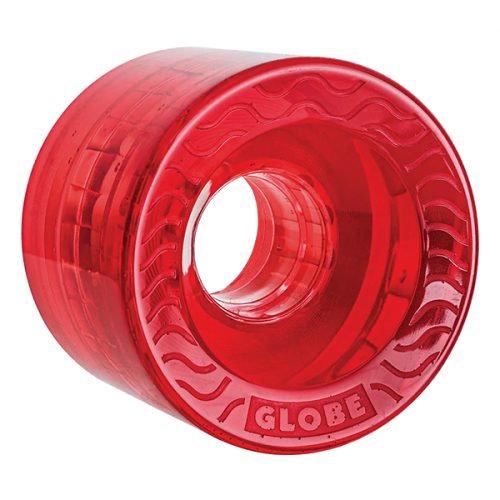 Globe Retro Flex Cruiser Wheels Clear Red