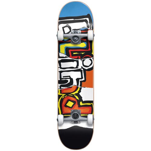 Blind 8.0 OG Ripped Multi FP skateboard complete.