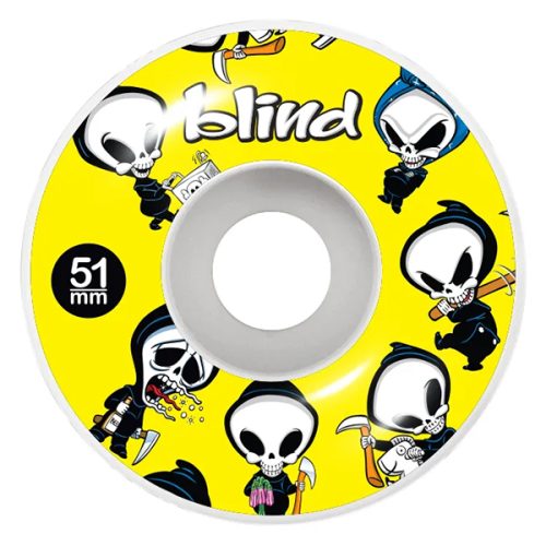 Blind Reaper Wallpaper Wheels Yellow 51mm
