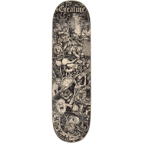 Creature Kimbel The Lore VX Black/Grey 8.8 skateboard deck