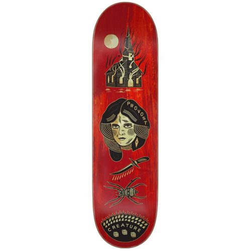 Creature Provost Origins Red Black Gold 8.47 skateboard deck