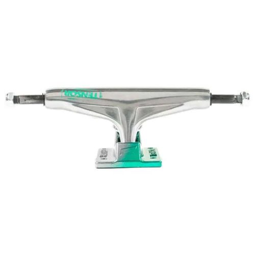 Tensor 5.5 NEW Stencil Mirror Raw Green Fade trucks