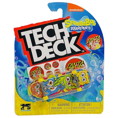 Tech Deck 96mm Fingerboard Santa Cruz SpongeBob Series