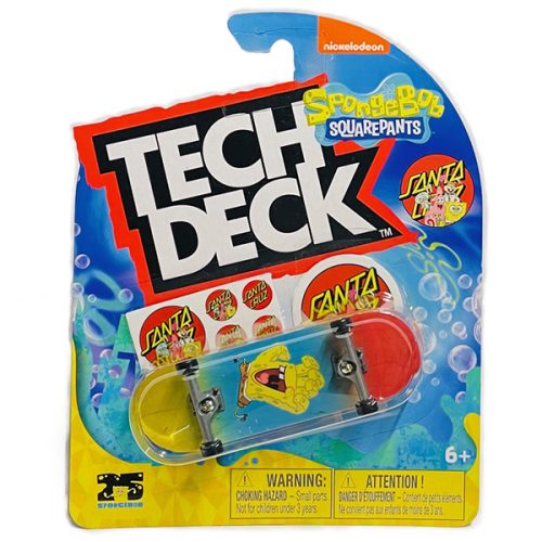 Tech Deck 96mm Fingerboard Santa Cruz SpongeBob Series