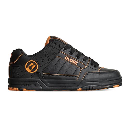 Globe Tilt Black Orange Mosaic Shoes