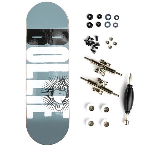 bollie beginner complete fingerboard logo new pigeon blue