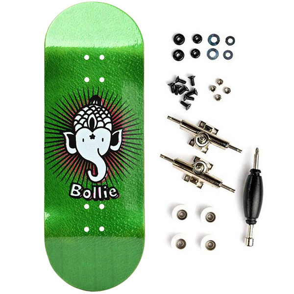 Bollie fingerboard complete elephant green
