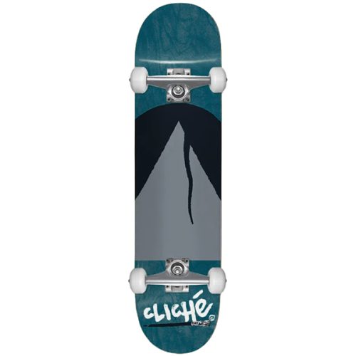 Cliche 8.125 Painted Triangle FP skateboard complete.