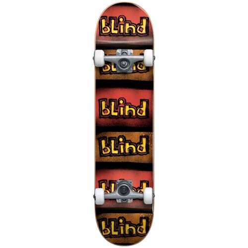 Blind 7.5 Reflective FP Soft wheels skateboard complete