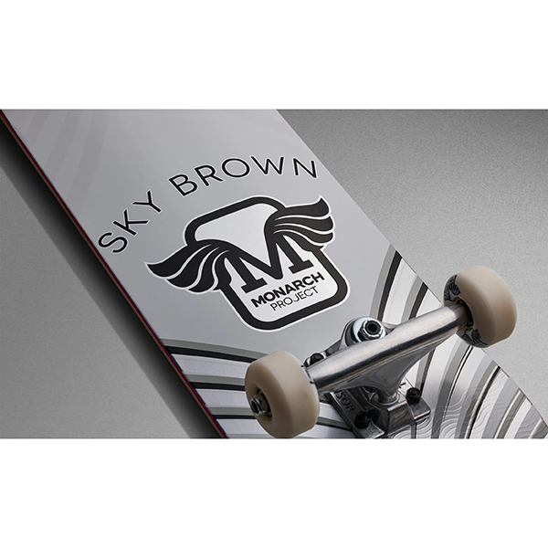 Monarch Project 7.75 Horus Premium Sky skateboard complete