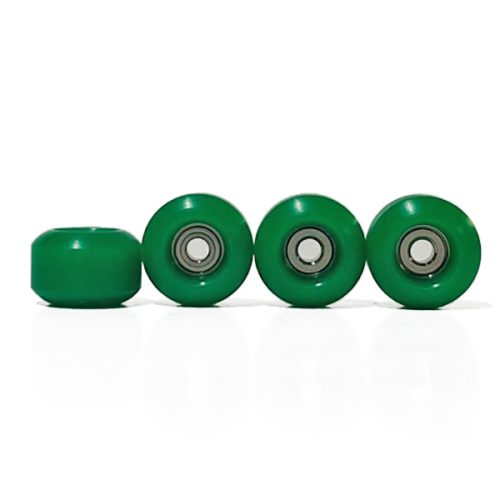 Fingerboard wheels with bearings Green