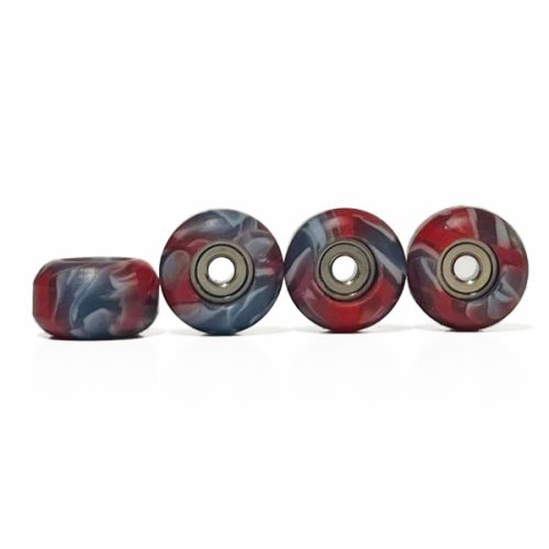 Fingerboard Wheels Swirlies Red