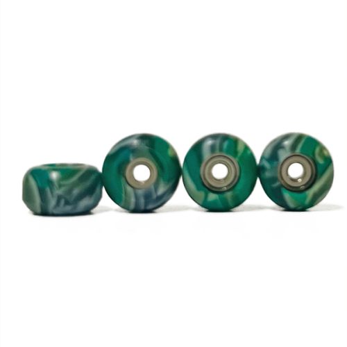 Fingerboard Wheels Swirlies Green