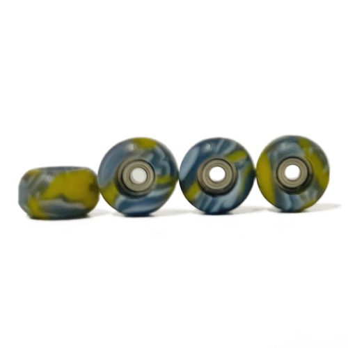 Fingerboard Wheels Swirlies Yellow
