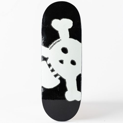 Blackriver Pro Fingerboard New Skull White 33.3mm deck