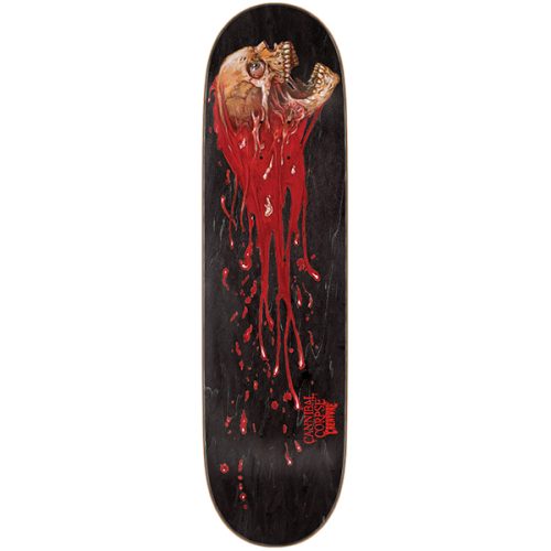 creature cannibal corpse skull & blood skateboard deck