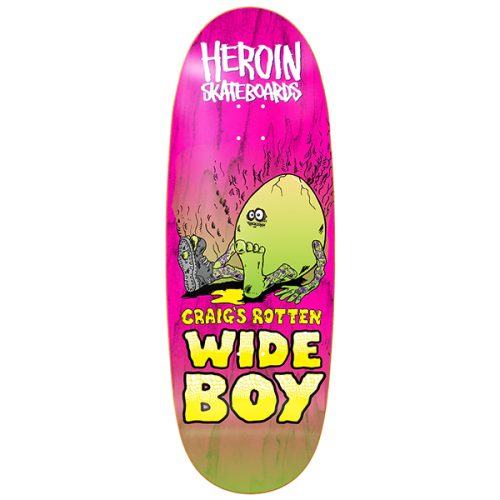 heroin craig questions rotten wide boy 10.75 skateboard deck