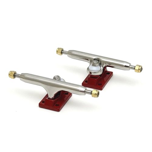 Bonsai fingerboard trucks silver/red