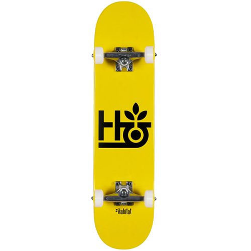 habitat pod yellow skateboard complete