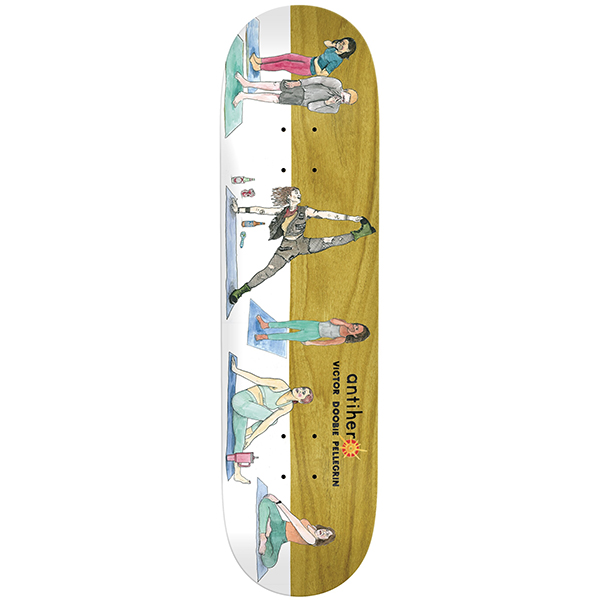 anti hero dobbie I farted in yoga skateboard deck