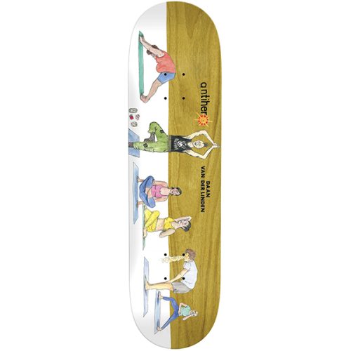 anti hero I farted in yoga skateboard deck