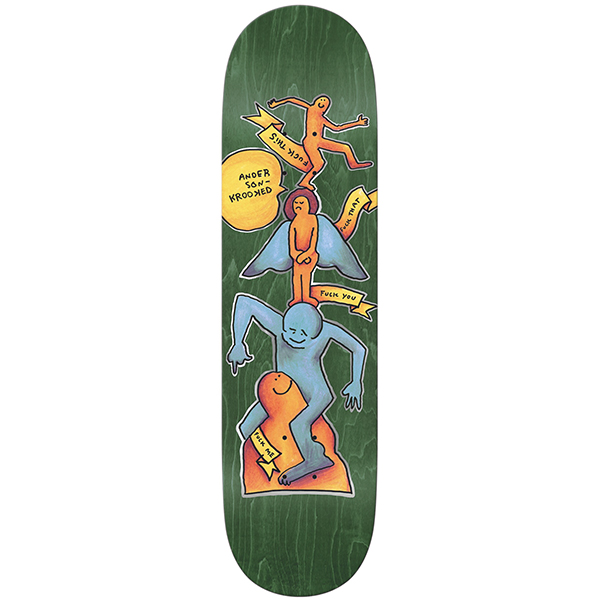 krooked skateboard deck