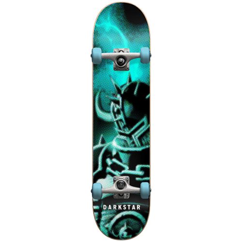 Darkstar 8.0 Optical FP Aqua skateboard complete
