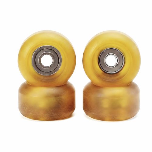 Fingerboard Wheels Street Nuggets Clear Yellow 90D
