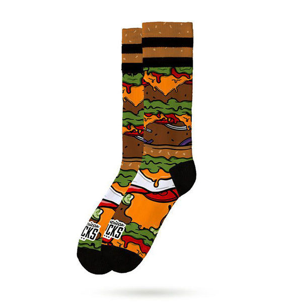 american socks - burger