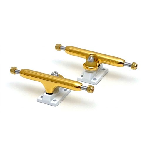 bonsai fingerboard trucks gold/white