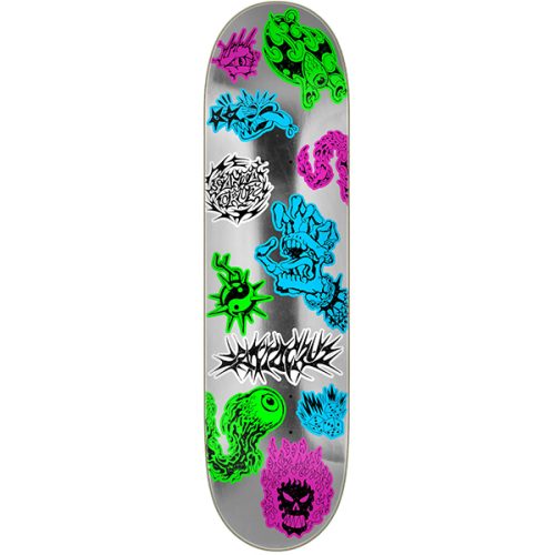 Santa Cruz Scribble Flash FeelBase Skateboard Deck