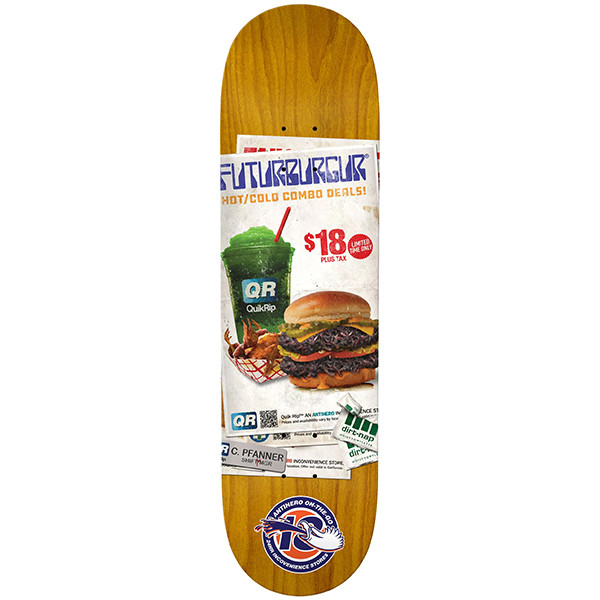 anti hero PFANNER ARTIFICIAL INGRED 8.25 skateboard deck