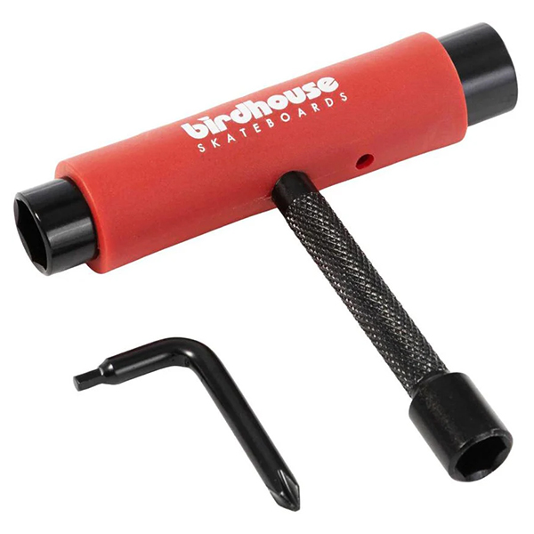 birdhouse skateboard tool red