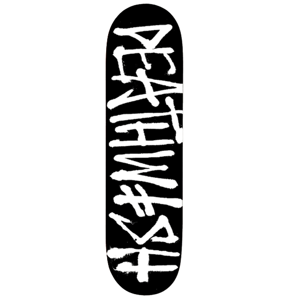 Deathwish 8.38 Deathspray Black/White Deck