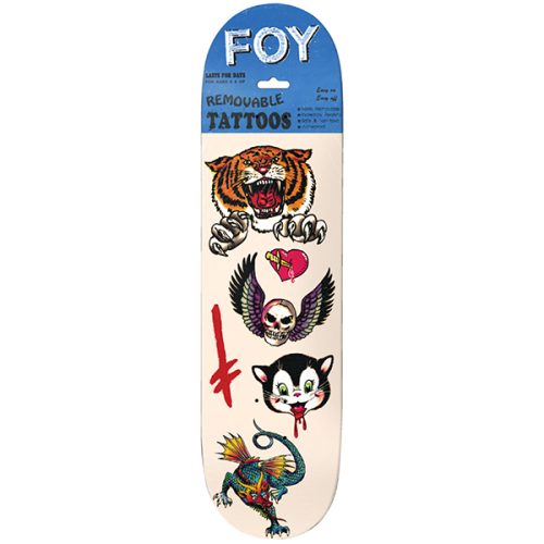 deathwish jamie foy tattoos skateboard deck