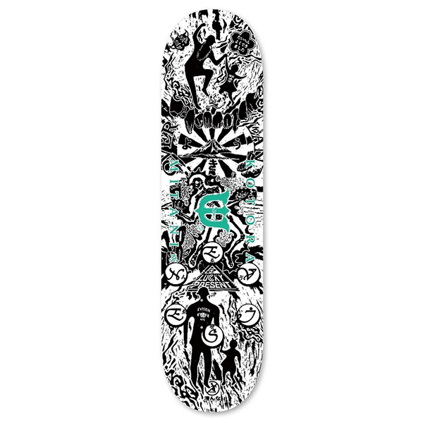 evisen new channel skateboard deck