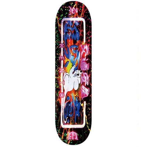 evisen warning mouse skateboard deck